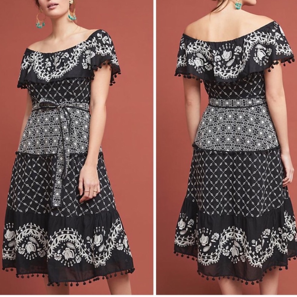 NWT Anthropologie Off the Shoulder Dress SFH